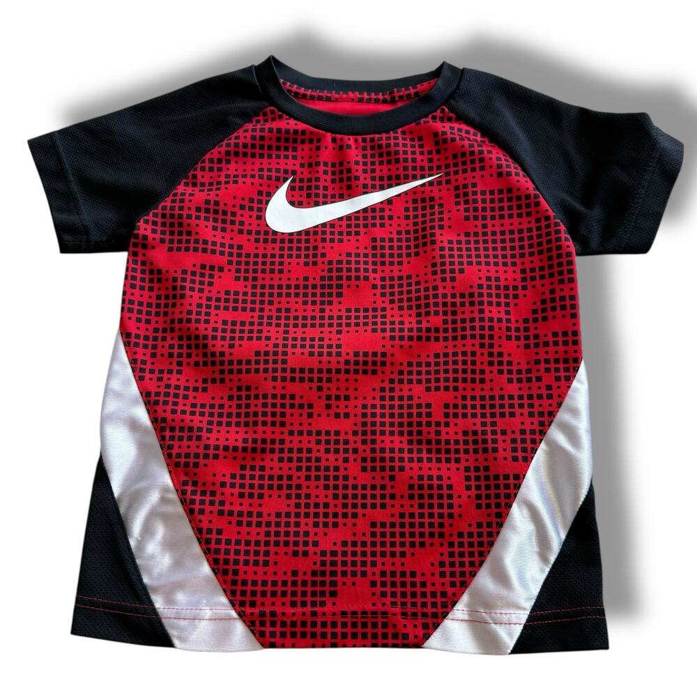 5/$35. Nike Boys' Athletic Shirt - Red Black White - Size 5/Small